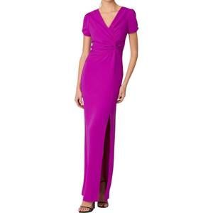Shoshanna | Dresses | Shoshana Hot Pink Gown With Pockets | Poshmark
